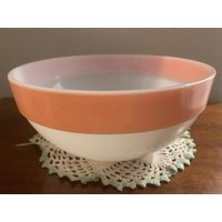 Vintage Feuerkönig Pink Band Mischschale von VintageKitchenwareUS