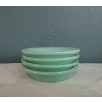 Vintage Fire King Jadeit Restaurant Ware Beerenschüssel 4-Teiliges Set von VintageKitchenwareUS