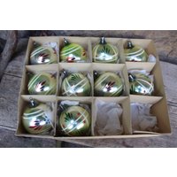 10 Handbemalte Christbaumkugeln Christbaumschmuck Christmas Ornaments Glas Vintage 50Er 60Er Jahre Ddr Gdr 10 Handbemalte Christbaumkugeln Christbaumschmuck Christmas Ornaments Glas Vintage 50Er 60Er Jahre Ddr Gdr von VintageKreativecke