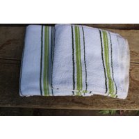 2 Veb Frottana Handtücher | Gestreift Unbenutzt 80Er Jahre Ddr 2 Veb Frottana Handtücher | Gestreift Unbenutzt 80Er Jahre Ddr von VintageKreativecke