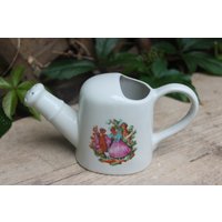 Kleine Gießkanne Kinder Keramik Märchen Motiv 80Er Jahre Made in China von VintageKreativecke