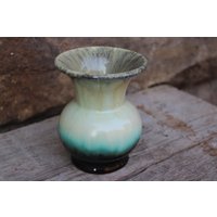 Kleine Jasba Vase 235/10 Laufglasur Uranglasur Keramik Art Deco 30Er 40Er Jahre Germany von VintageKreativecke
