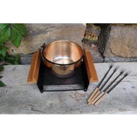 Kleiner Fondue Topf Feuerzangenbowle Midcentury Vintage 60Er Jahre Ddr von VintageKreativecke