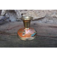 Messing Emaille Kerzenhalter Libellen Boho 70Er 80Er Jahre Indien Messing Emaille Kerzenhalter Libellen Boho 70Er 80Er Jahre Indien von VintageKreativecke