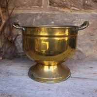 Messing Pflanztopf Mit Henkeln Midcentury Boho 60Er 70Er Jahre Messing Pflanztopf Mit Henkeln Midcentury Boho 60Er 70Er Jahre von VintageKreativecke