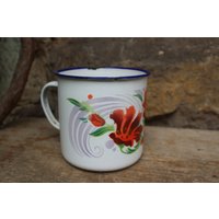 Milchtopf Topf Kochtopf Emailletopf Blumen Dekor Bumpers Harvest Küche Vintage Milchtopf Topf Kochtopf Emailletopf Blumen Dekor Bumpers Harvest Küche Vintage von VintageKreativecke