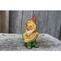 Motivkerze Gartenzwerg Zwerg 60Er 70Er Jahre von VintageKreativecke