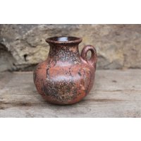 Ruscha Vase 304 Henkelvase Fat Lava Wgp 60Er Jahre West Germany von VintageKreativecke