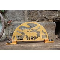 Schlichter Lichterbogen Kerzenleuchter Hirsch Erzgebirge Vintage Schlichter Lichterbogen Kerzenleuchter Hirsch Erzgebirge Vintage von VintageKreativecke