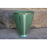 Veb Gräfenroda Vase Ivonne Keramik Ddr 50Er Jahre von VintageKreativecke