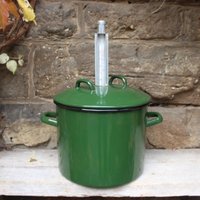 Vintage Einkochtopf in Grün Mit Thermometer Vintage Einkochtopf in Grün Mit Thermometer von VintageKreativecke