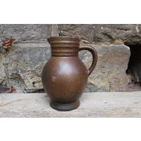 Weinkrug Vase Krug Henkelvase Keramik Wgp 60Er 70Er Jahre West Germany von VintageKreativecke