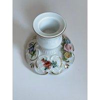 Kerzenständer Kerzenhalter Vintage Porzellan Handgemalt Kerzenleuchter von VintageLaRetro