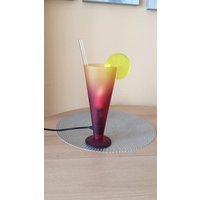 Cocktail Lampe Space Age Memphis Design Wofi Leuchten von VintageLampWorld
