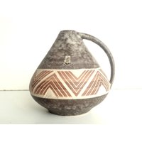 Vintage Keramik Mid Century Vase Deutsche Es 890/15 Ceramique Allemande von VintageLightStuff