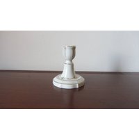 Alboth & Kaiser - Small Porcelain Candlestick Holder White With Fine Golden Accents Made in West Germany 1970S Alboth & Kaiser - Small Porcelain Candlestick Holder White With Fine Golden Accents Made in West Germany 1970S von VintageLisboa506070
