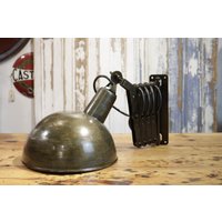 Ke1025 Antike Wand Scherenlampe Mit Blech Schirm/Loft/Industrie von VintageLivingGars
