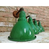 Ke1367 Emaille Wandlampe Hoflampe Garage Stalllampe von VintageLivingGars