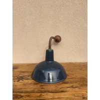 Ke1448 Emaille Wandlampe Hoflampe Stalllampe Aussenbeleuchtung Ke1448 Emaille Wandlampe Hoflampe Stalllampe Aussenbeleuchtung von VintageLivingGars