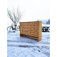 Sch356 Tannenholz Apothekerschrank Sideboard Fernseherschrank Sch356 Tannenholz Apothekerschrank Sideboard Fernseherschrank von VintageLivingGars