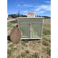 Sch364 Vintage Tannenholz Kommode Anrichte Küchenschrank von VintageLivingGars