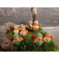 Osterdekoration, 8 X Terracotta Küken, Vintage Oster Deko, Osterschmuck Zum Aufhängen, Retro Behang Osterdekoration, 8 X Terracotta Küken, Vintage Oster Deko, Osterschmuck Zum Aufhängen, Retro Behang von VintageMirella13Art