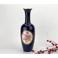 Kobaltblaue Vintage Vase Aus Dem 20 von VintageMuseumShop