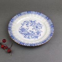 Vintage Dessertteller China Blau Serie Von Seltmann Weiden. А Weihnachtsgeschenk von VintageMuseumShop