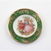Vintage Porzellan Teller Miniatur Von Limoges von VintageMuseumShop