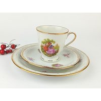 Vintage Weißes Porzellan Tee Set Von Schwarzenhammer, Bayern. Deutschland 1940Er Jahre von VintageMuseumShop