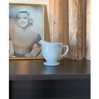 Vintage Fire King Creamer Irisierendes Grau Pearlized Lorbeerblatt - Retro Küchenartikel von VintageORamaLlama