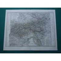 Antike Karte Von Österreich Schönes Original 1872 Großer Alter Druck Tirol Salzburg Steiermark Linz Wien Graz Istria Vintage Große Karten Antike Karte Von Österreich Schönes Original 1872 Großer Alter Druck Tirol Salzburg Steiermark Linz Wien Graz Istria Vintage Große Karten von VintageOldMaps