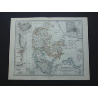 Dänemark Alte Landkarte Von Dänemark Und Holstein 1878 Original Großer Alter Druck Über Kopenhagen Island Kolonien Große Vintage Karten 15x19 Dänemark Alte Landkarte Von Dänemark Und Holstein 1878 Original Großer Alter Druck Über Kopenhagen Island Kolonien Große Vintage Karten 15x19 von VintageOldMaps