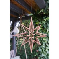 Edelrost Glücksstern - Dekostern Weihnachtsbaum Fensterschmuck von VintageOneDeko