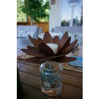 Edelrost Seerosenblüte Zum Legen - Garten Blüte Edelrost Seerosenblüte Zum Legen - Garten Blüte von VintageOneDeko