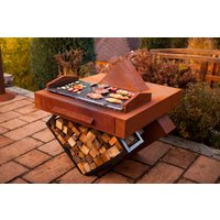 Holzkohlegrill - Geometrie von VintageOneDeko