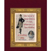 stolz & Vorurteil Zitat "Something Witzy" Druck 1903 Antike Lexikon Kunst." von VintagePapertrails