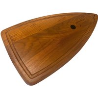 Danish Teak Surfboard Schneidebrett ~ Seltenes Skulpturales Design Digsmed Denmark Mid Century Serviertablett/Käsetablett Danish Teak Surfboard Schneidebrett ~ Seltenes Skulpturales Design Digsmed Denmark Mid Century Serviertablett/Käsetablett von VintageParamour