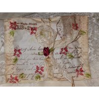 Vintage French Floral Postcard Sachet Handmade & Hand Stempel Filled With Provance Lavender Ooh La Vintage French Floral Postcard Sachet Handmade & Hand Stempel Filled With Provance Lavender Ooh La von VintageParisMarket