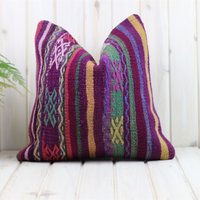 Boho Kelim Kissenbezug Türkisch Gewebtes Kissen | 40 X 40 cm von VintagePillowDecor