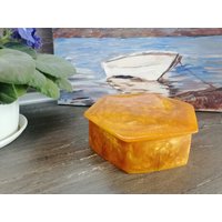 Catalin Box, Schmuckschatulle, Schmuck Aufbewahrung, Schätze Brust, Lava Flow Aufbewahrungsbox, Geschenkidee, Schmuckhalter, Erinnerungsbox von VintagePisiShop