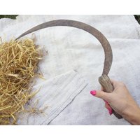 Antike Sichel Echte Bauernhaus Erntehaken Rustikale Wandbehang Primitive Antiquitäten Ernte Land Werkzeug Crop Gathering Herbst Dekor von VintagePresents