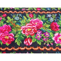 Vintage Wollteppich Handgewebter Teppich Antik Kelim Lappen Großer Bodenteppich Boho Dekor Rustikal Home Bio Wolle Bereich von VintagePresents