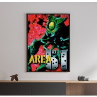 Area 51 Arcade Videospiel Retro Print Poster 18x24 Zoll von VintagePrints2021