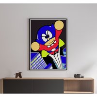 Bombe Jack 1984 Tecmo Arcade Videospiel Retro Print Poster 18 X 24 Zoll von VintagePrints2021