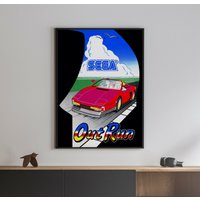 Out Run 1986 Sega Arcade Retro Videospiel Poster 18 X 24 Zoll von VintagePrints2021