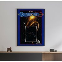 Quantum Atari 1982 Arcade Videospiel Retro Print Poster 18 X 24 Zoll von VintagePrints2021