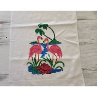 Vintage Kanonen Flamingo Handtuch 19"x 37" von VintageProctors