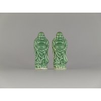 Boho Czech Pottery Buddha - 2 Stk von VintageRetroEu