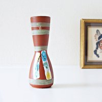 "Bay Keramik Vase ""Napoli"" Bunt Aus Den 60Er Jahren." von VintageRetroVases